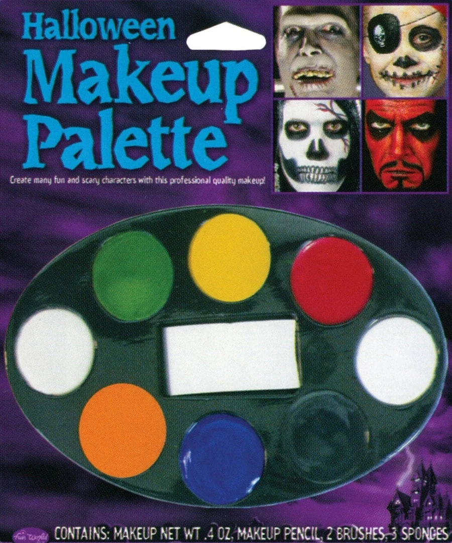 Morris "8 Color Face Paint" Pro-Quality Halloween Makeup Kit 3 Morris "8 Color Face Paint" Pro-Quality Halloween Makeup Kit