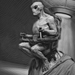 The Horror Dome Alien Mind Control Poster Decorations