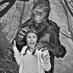 The Horror Dome Bigfoot Poster Decorations