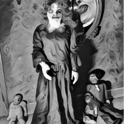 The Horror Dome Mirror Mirror Poster Decorations