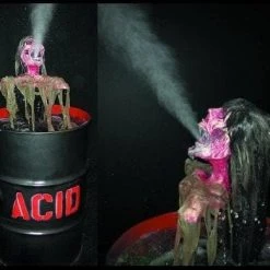 Distortions Animatronics "Acid Spitter Barrel" Halloween Animatronic