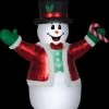 Morris Christmas Decorations Airblown Giant Luxe Snowman Inflatable Prop