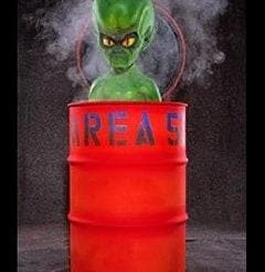 Distortions "Alien Ambush" Sci-Fi Animatronic Barrel Animatronics