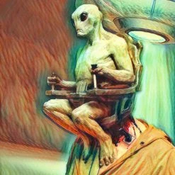 The Horror Dome Alien Mind Control Poster Decorations