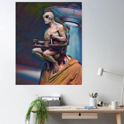 The Horror Dome Alien Mind Control Poster Decorations