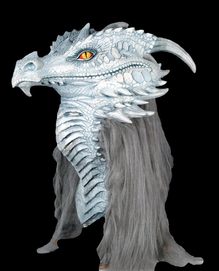 Morris "Ancient White Dragon" Mask Scary Masks 3 Morris "Ancient White Dragon" Mask Scary Masks