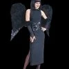 Morris Accessories "Angel Wings - Black Feather" Halloween Costume Accessory