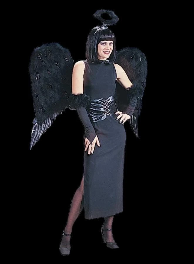Morris Accessories "Angel Wings - Black Feather" Halloween Costume Accessory 3 Morris Accessories "Angel Wings - Black Feather" Halloween Costume Accessory