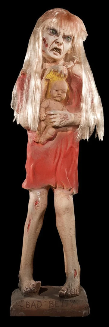 Distortions Props "Bad Betty Zombie" Halloween Prop 3 Distortions Props "Bad Betty Zombie" Halloween Prop