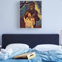 The Horror Dome Bigfoot Canvas Print Decorations