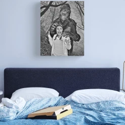 The Horror Dome Bigfoot Canvas Print Decorations