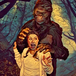 The Horror Dome Bigfoot Poster Decorations