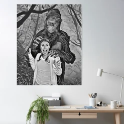 The Horror Dome Bigfoot Poster Decorations