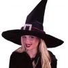 Morris "Black Pleated Velour Witch" Halloween Costume Hat Accessories 2 Morris "Black Pleated Velour Witch" Halloween Costume Hat Accessories