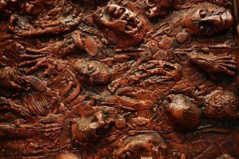 Midnight Studios "Blood Wall Panel With Blending Costume" Haunted House Facade Scary Props 3 Midnight Studios "Blood Wall Panel With Blending Costume" Haunted House Facade Scary Props