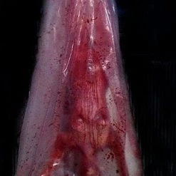 The Horror Dome Hanging Decorations "Bloody Babe Body Bag Shaker" Halloween Animatronic