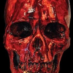 Morris Props "Bloody Resin Skull" Halloween Prop