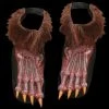 Morris "Brown Werewolf Shoe Covers" Halloween Costume Accessory Hands & Feet
