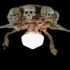 Skeletons And More "Ceiling Fan With Skeleton Arms, Skulls, And Light" Haunted House Lighting Decorations 2 Skeletons And More "Ceiling Fan With Skeleton Arms, Skulls, And Light" Haunted House Lighting Decorations