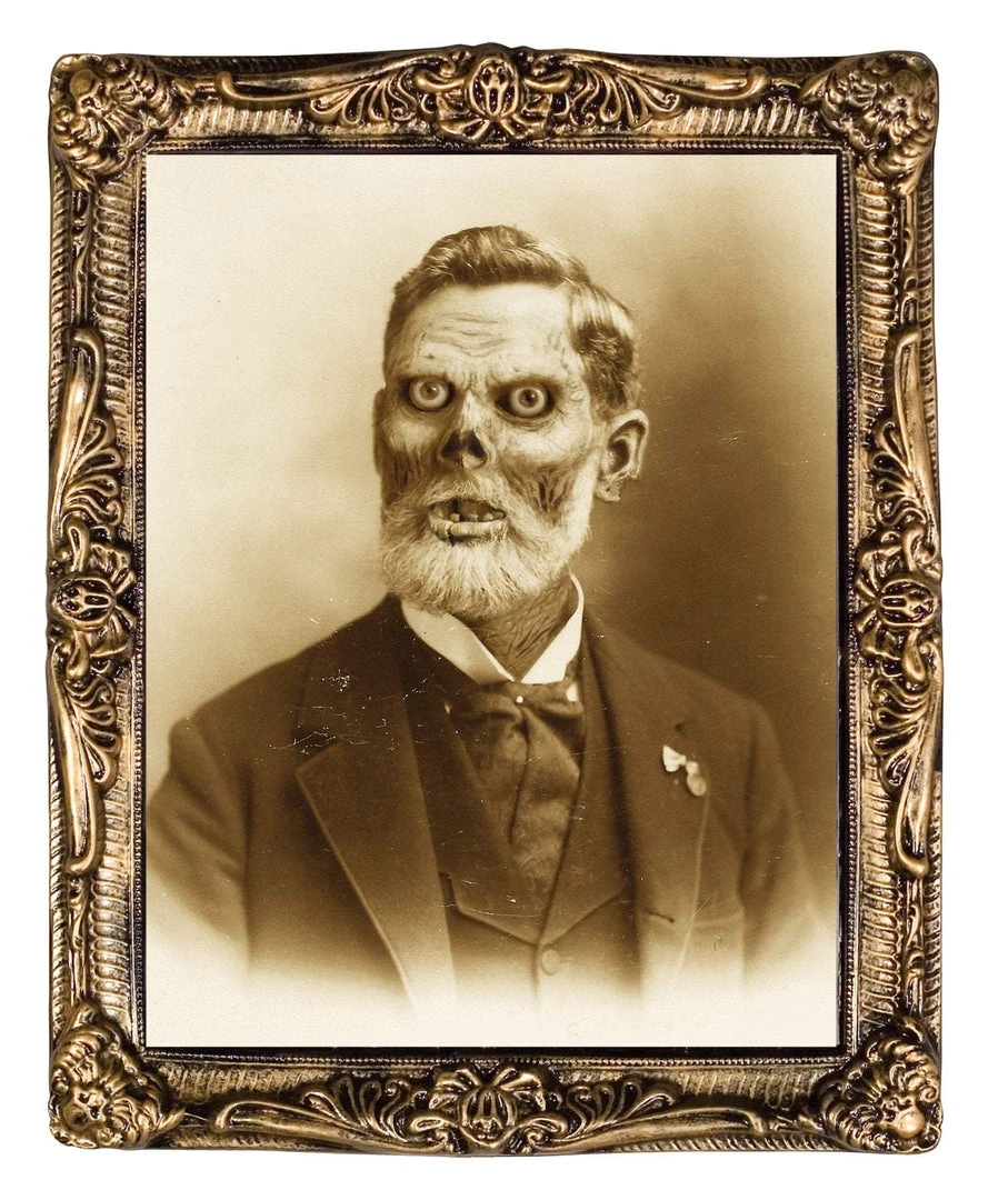 Morris Decorations "Changing Portrait - Pappy Fungus" Hanging Halloween Decoration 3 Morris Decorations "Changing Portrait - Pappy Fungus" Hanging Halloween Decoration