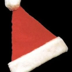 Morris "Classic Santa Hat - Deluxe Plush" Christmas Costume Accessory Christmas Decorations