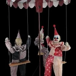 Morris "Clown Go-Round" Electric Animated Halloween Prop Props