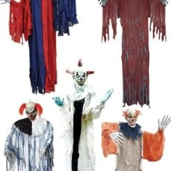 Morris Package Deals Clown Props "Clown" Hanging Halloween Decorations - Package Deal