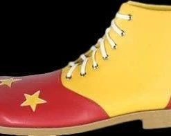 Morris "Clown Shoes - Red/Yellow" Deluxe Halloween Costume Shoes Themed Costumes
