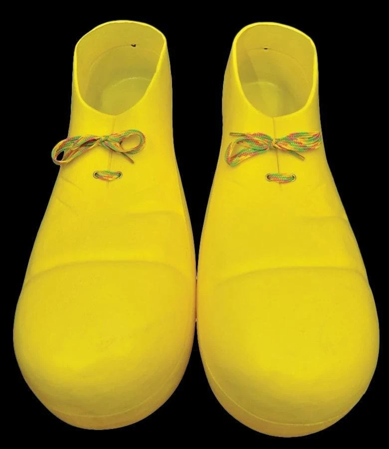 Morris "Clown Shoes - Yellow/Plastic" Halloween Costume Accessory 3 Morris "Clown Shoes - Yellow/Plastic" Halloween Costume Accessory
