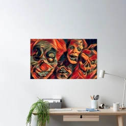 The Horror Dome Decorations Clownin Around Poster