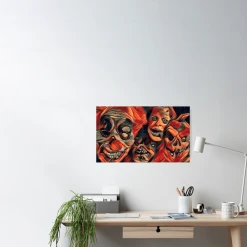 The Horror Dome Decorations Clownin Around Poster