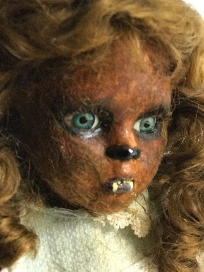 The Horror Dome "Creepy Porcelain Doll - Wolfie The Werewolf" Halloween Prop Props 6 The Horror Dome "Creepy Porcelain Doll - Wolfie The Werewolf" Halloween Prop Props