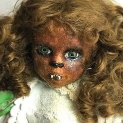 The Horror Dome "Creepy Porcelain Doll - Wolfie The Werewolf" Halloween Prop Props 11 The Horror Dome