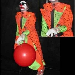 Distortions Clown Props "Creepy The Clown" Professional Halloween Animatronic