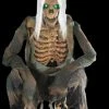 Morris "Crouching Bones" Electric Animated Skeleton Halloween Prop Props