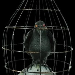 Morris Props "Crow In Cage" Animated Halloween Prop