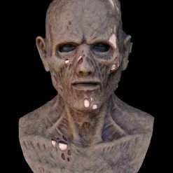 CFX "Crusty Zombie - Tan" Silicone Mask Scary Masks