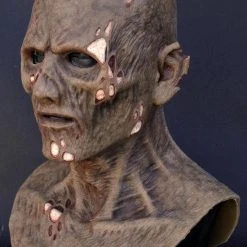 CFX "Crusty Zombie - Tan" Silicone Mask Scary Masks