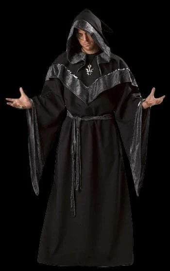 Morris Costumes "Dark Sorcerer / Wizard" Costume 3 Morris Costumes "Dark Sorcerer / Wizard" Costume