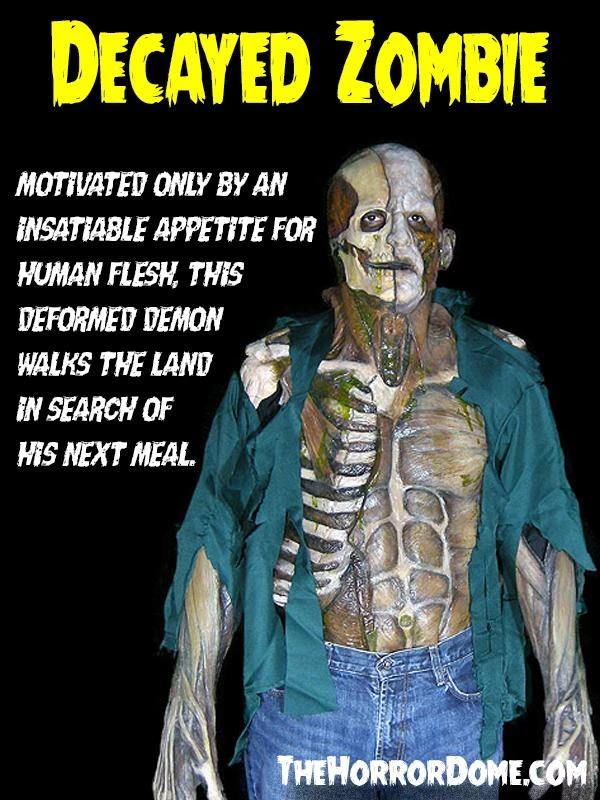The Horror Dome "Decayed Zombie" HD Studios Pro Costume Costumes 8 The Horror Dome "Decayed Zombie" HD Studios Pro Costume Costumes