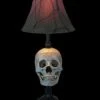 Skeletons And More Horror Movie Props "Desk Lamp With Life-size Skull And Antique Shade" Haunted House Lighting