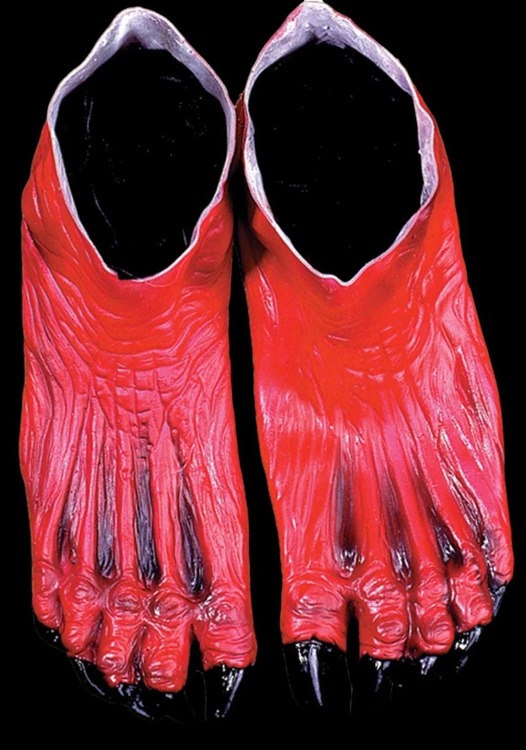 Morris "Devil Feet - Satan Feet" Halloween Costume Accessory 3 Morris "Devil Feet - Satan Feet" Halloween Costume Accessory