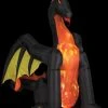 Morris "Dragon With Projection And Fire" Air-blown Inflatable Halloween Decoration Decorations 2 Morris "Dragon With Projection And Fire" Air-blown Inflatable Halloween Decoration Decorations