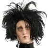 Morris "Edward Scissorhands - Black" Halloween Costume Wig 2 Morris "Edward Scissorhands - Black" Halloween Costume Wig