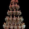 Skeletons And More "Five-Tiered Life-Size Skull Chandelier With 60 Skulls" Haunted House Lighting Horror Movie Props