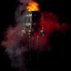 Morris Props "Flaming Cauldron" Professional Haunted House Prop