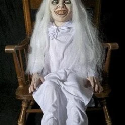 Morris "Ghost Girl" Electric Animated Halloween Prop Props