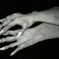 The Horror Dome Hands & Feet "Ghost Vampire Hands" Deluxe Latex Halloween Costume Gloves
