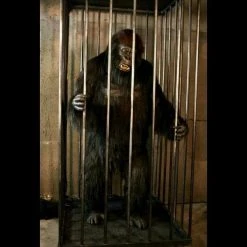The Horror Dome Animatronics "Gorilla In A Cage" Professional Halloween Animatronic