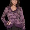 The Horror Dome "Gothic Ghostly Jacket In Purple" HD Hollywood Costume